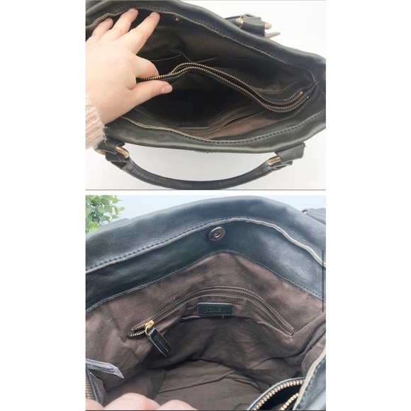 J. Crew Jericho Large Distressed Leather Tote Bag